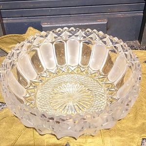 Vintage Crystal Glass bowl